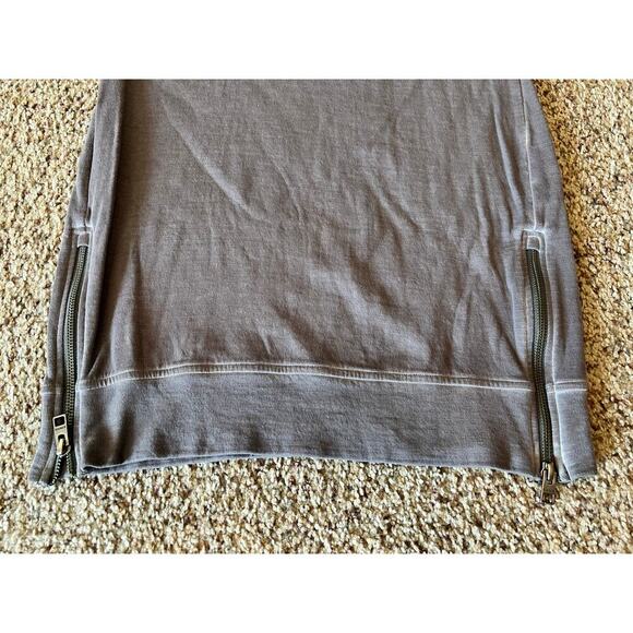 Athleta Eco Wash Side Zip Sweatershirt dress, XXS, Gray, Long Sleeve, Comfort - Picture 13 of 13